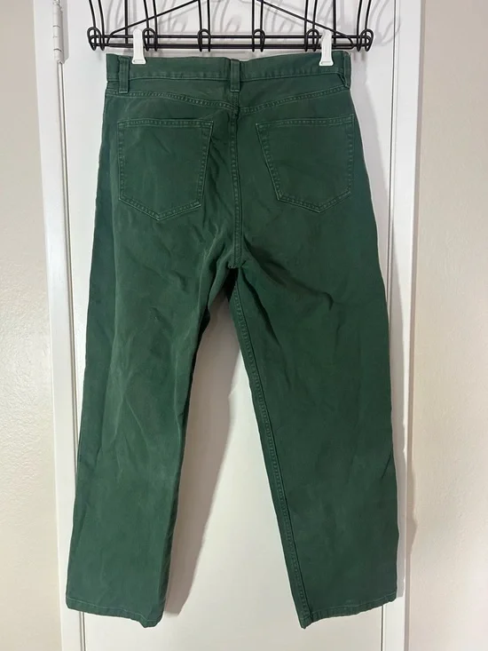 H&M Dark Green Straight-Leg Jeans - Picture 2 of 7